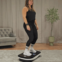 Vibrationsträning på Fitnessplate Future 3D