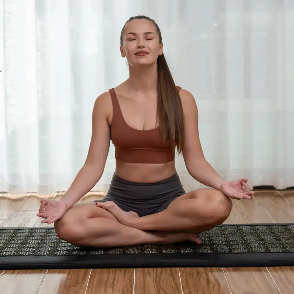 Inframadrass med jade- och turmalinsten