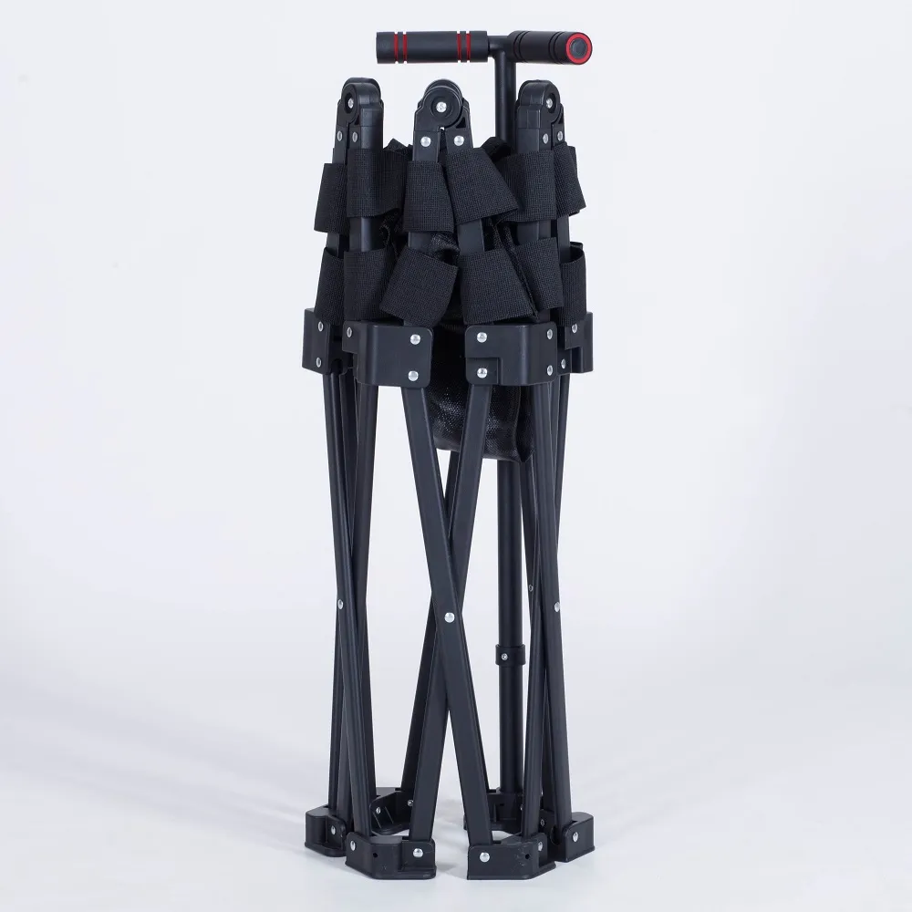 Hopfällbar studsmatta 106 cm med handtag - Bild 5