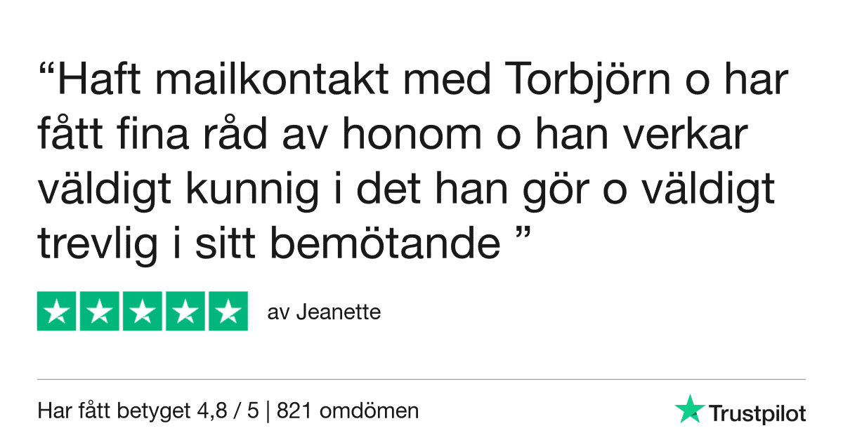 Trustpilot Review - Jeanette