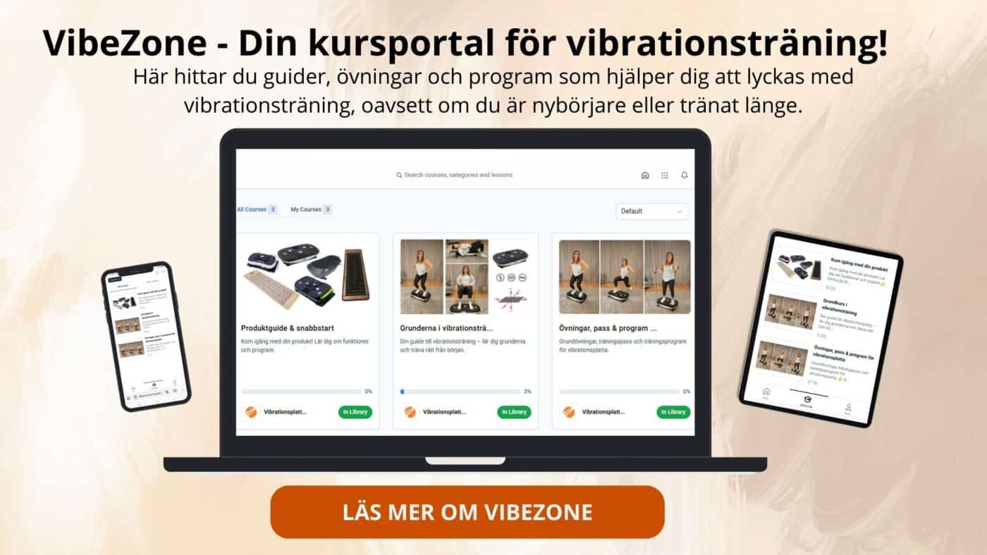 VibeZone - din kursportal för vibrationsträning