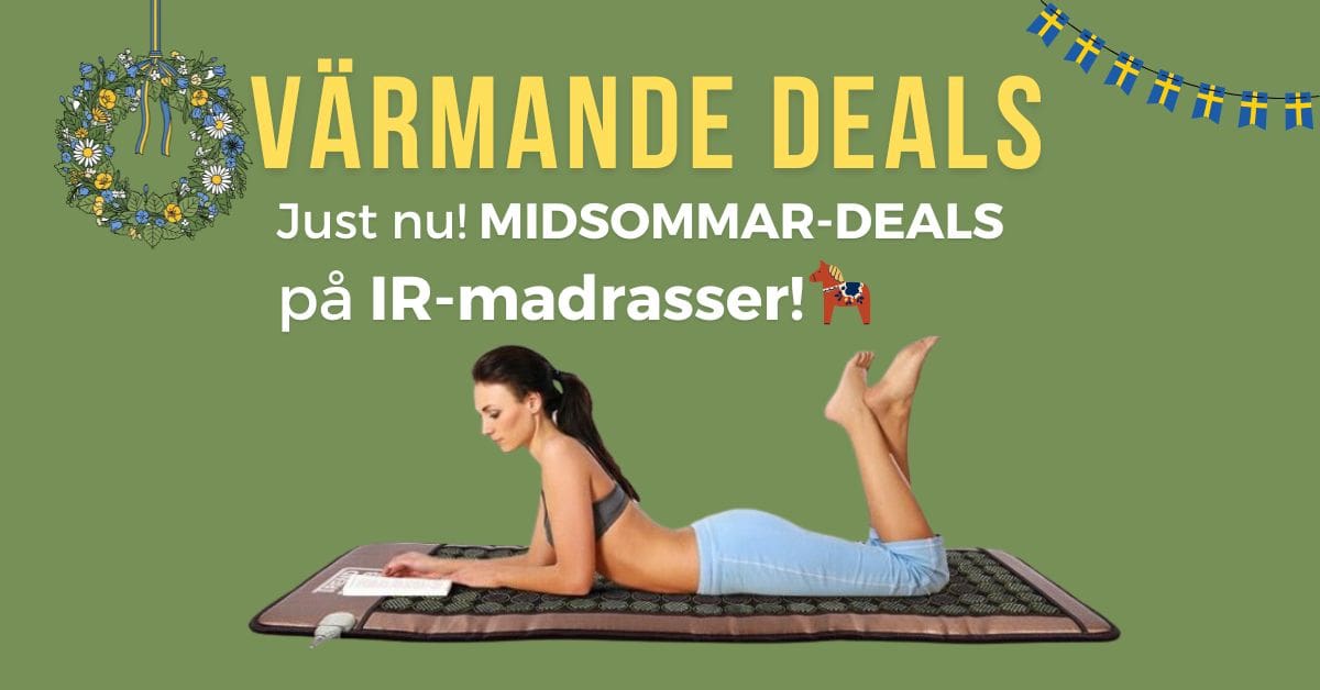 Midsommardeals på IR-madrasser