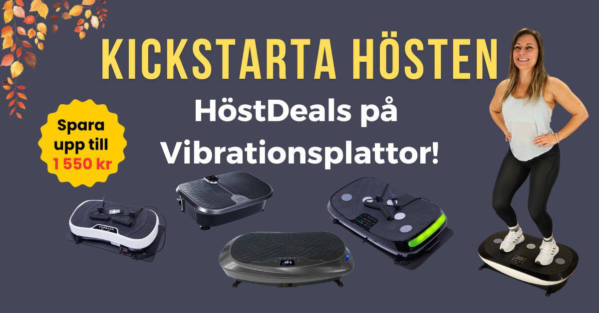 Höstdeals på Vibrationsplattor
